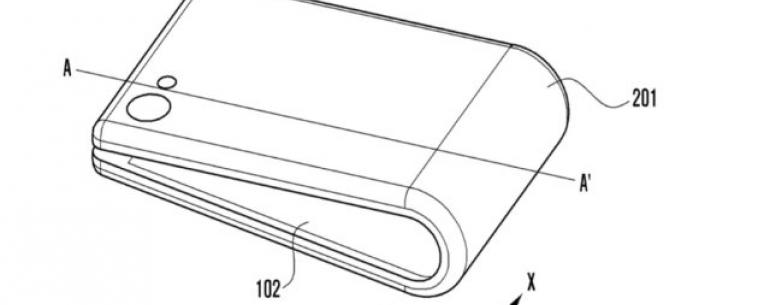 В эскизах Samsung представлена еще одна концепция складного телефона