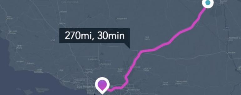 Hyperloop One и Here сделали приложение для воображаемых Hyperloops