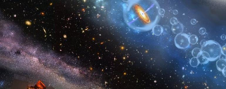 Самая дальняя сверхмассивная черная дыра обнаруживает раннюю вселенную