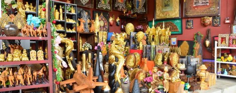 Деревня мастеров в Северном Таиланде. Уникальное место. Вот где надо сувениры покупать!