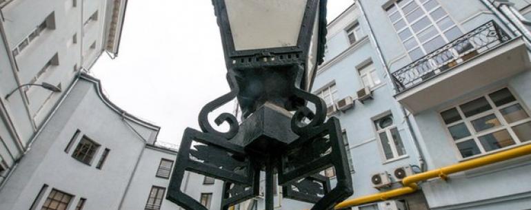 10 самых старых фонарей Москвы