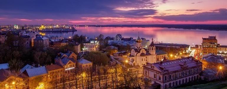 Майский вечер в Нижнем Новгороде