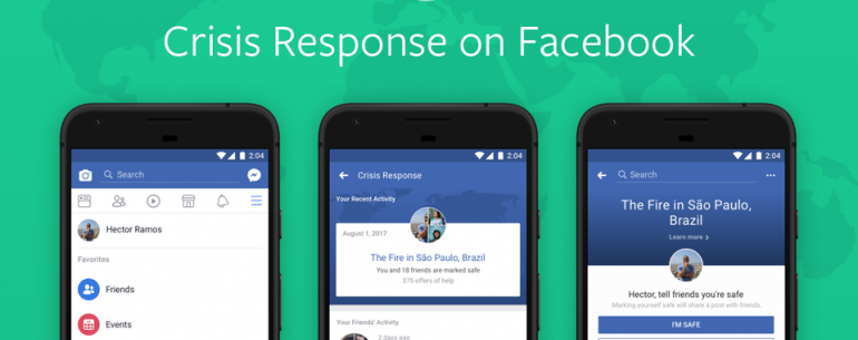Facebook запускает центр реагирования на кризисы, чтобы помочь пользователям во время стихийных бедствий и атак