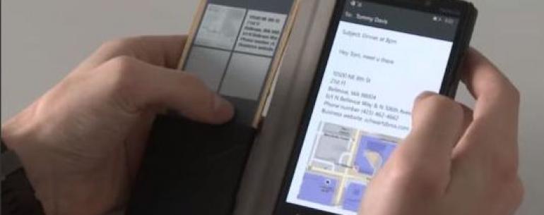 FlexCase – концепт чехла для смартфона с гибким E-Ink-дисплеем