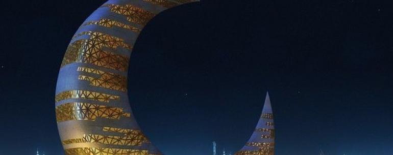 Самый красивый небоскреб-полумесяц Crescent Moon Tower