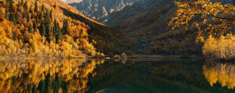 Золотая осень на озере Кардывач и в его окрестностях.