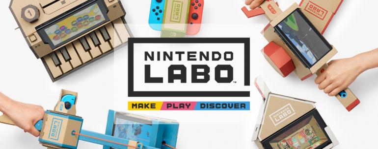 Nintendo LABO: японцы представили серию аксессуаров из картона для Switch