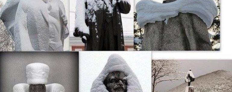 В России наступила зима.