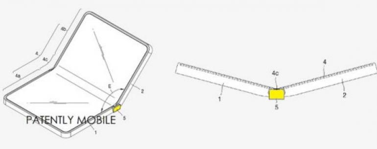 Samsung хочет запатентовать смартфон-раскладушку