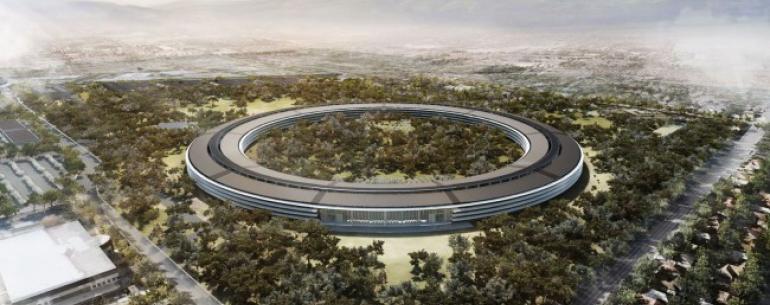 #видео | Как продвигается строительство нового кампуса Apple